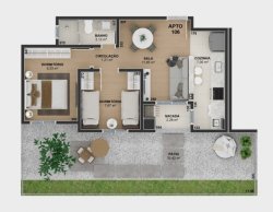 Lançamento de Apartamento com 02 dormitórios no Condomínio Sun Residence 