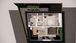 Casa plana com 02 dormitórios sendo 01 suíte no Bairro Primavera 