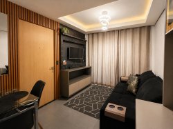Apartamento com 02 dormitórios no Condomínio Estação Brasil 