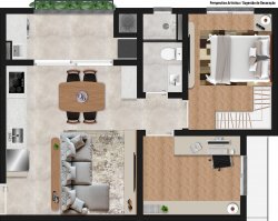 Apartamento com 02 dormitórios no Residencial Torino 