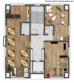 Apartamento 02 dormitórios no Residencial Algarve 