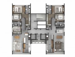 Apartamentos de 02 e 03 dormitórios no Allure Residence 