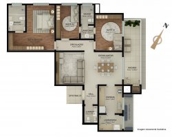 Apartamento com 03 Suítes no Look Residence 