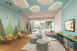 Apartamento com 03 dormitórios com suíte no Residencial Jardins 