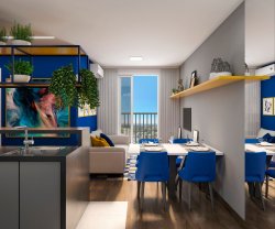 Apartamentos de 02 dormitórios no Residencial Milão 