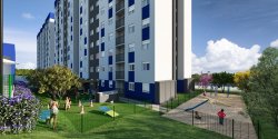 Apartamentos de 02 dormitórios no Residencial Milão 
