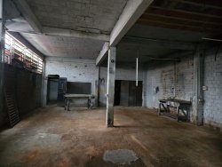 Pavilhão com casas no bairro Canudos 