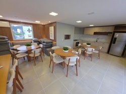 Apartamento térreo com pátio no Residencial Concept 