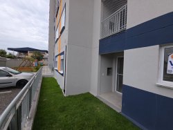 Apartamento térreo com pátio no Residencial Concept 