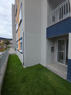 Apartamento térreo com pátio no Residencial Concept 