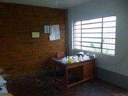 Pavilhão de 600 metros quadrados 