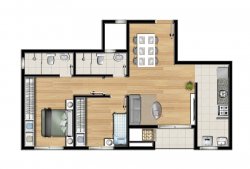 Apartamentos no Start Residence no centro de Novo Hamburgo 