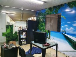 Pavilhão bem localizado  