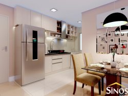 Apartamentos com 02 dormitórios no Residencial Bento Gonçalves II 