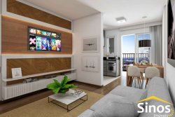 Apartamento no Residencial Reserva do Arvoredo, próximo a ULBRA 