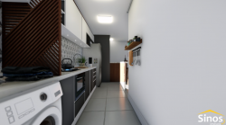 Apartamento com 02 dormitórios sendo 01 suíte no Condomínio Celebration Residence 