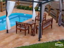 Maravilhosa casa em estilo rústico-moderno 