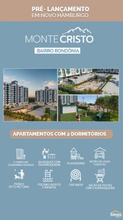 Apartamentos com 02 dormitórios no Residencial Monte Cristo 