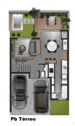 Casas com 02 e 03 dormitórios no Condomínio Casas Nilo  