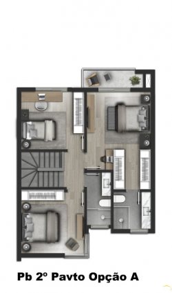Casas com 02 e 03 dormitórios no Condomínio Casas Nilo  