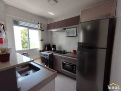 Apartamento com 02 dormitórios no Residencial Porto dos Sinos 