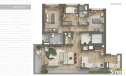 Apartamentos com 03 dormitórios no Residencial Apoena 