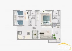 Apartamentos com 02 dormitórios no Cittá Turim Residencial 