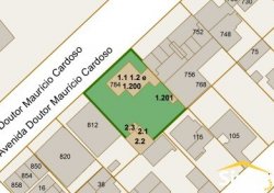 Terreno com construção no bairro Jardim Mauá 