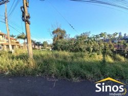 Terreno de esquina com 461,25m² no bairro Jardim Mauá 