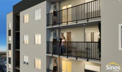 Apartamentos com 01 e 02 dormitórios no Residencial Athena 