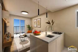 Apartamentos com 01 e 02 dormitórios no Residencial Athena 