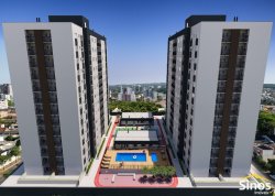 Apartamentos com 01 e 02 dormitórios no Residencial Athena 