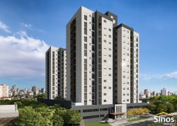 Apartamentos com 01 e 02 dormitórios no Residencial Athena 