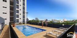 Apartamentos com 01 e 02 dormitórios no Residencial Athena 