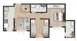 Apartamentos com 02 dormitórios no Residencial Sky  