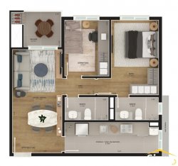Apartamentos com 02 dormitórios no Condomínio You 