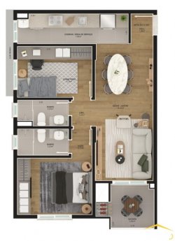 Apartamentos com 02 dormitórios no Condomínio You 