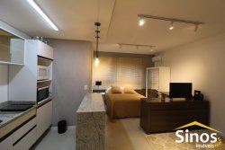 Studio mobiliado para locação no Residencial Orion   