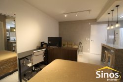 Studio mobiliado para locação no Residencial Orion   