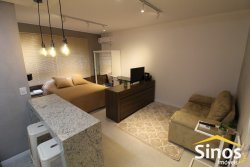 Studio mobiliado para locação no Residencial Orion   