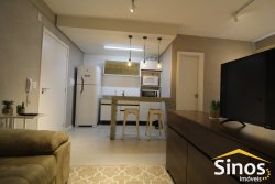Studio mobiliado para locação no Residencial Orion   