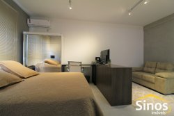 Studio mobiliado para locação no Residencial Orion   
