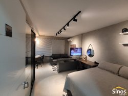 Studio mobiliado para locação no Residencial Orion 