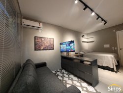 Studio mobiliado para locação no Residencial Orion 