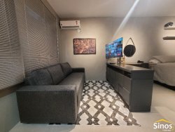 Studio mobiliado para locação no Residencial Orion 