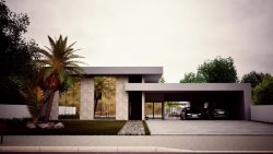 Casa de alto padrão com 04 suítes em Lomba Grande 