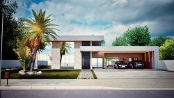 Casa de alto padrão com 04 suítes em Lomba Grande 