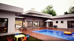 Casa de alto padrão com 04 suítes em Lomba Grande 