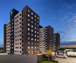 Apartamentos com 01 e 02 dormitórios no Residencial Lisboa 