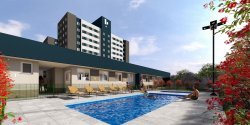 Apartamentos com 01 e 02 dormitórios no Residencial Lisboa 